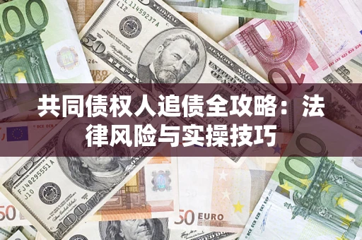 武汉共同债权人追债全攻略：法律风险与实操技巧
