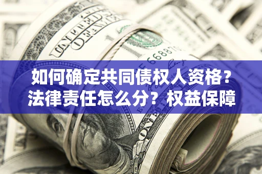 武汉如何确定共同债权人资格？法律责任怎么分？权益保障技巧揭秘！