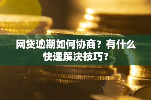 武汉网贷逾期如何协商？有什么快速解决技巧？