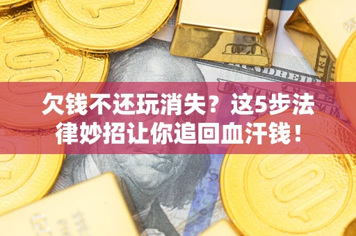 武汉欠钱不还玩消失？这5步法律妙招让你追回血汗钱！