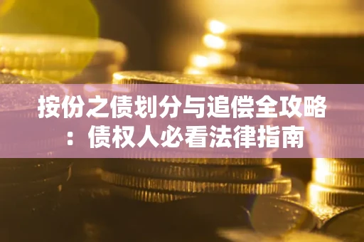 武汉按份之债划分与追偿全攻略：债权人必看法律指南